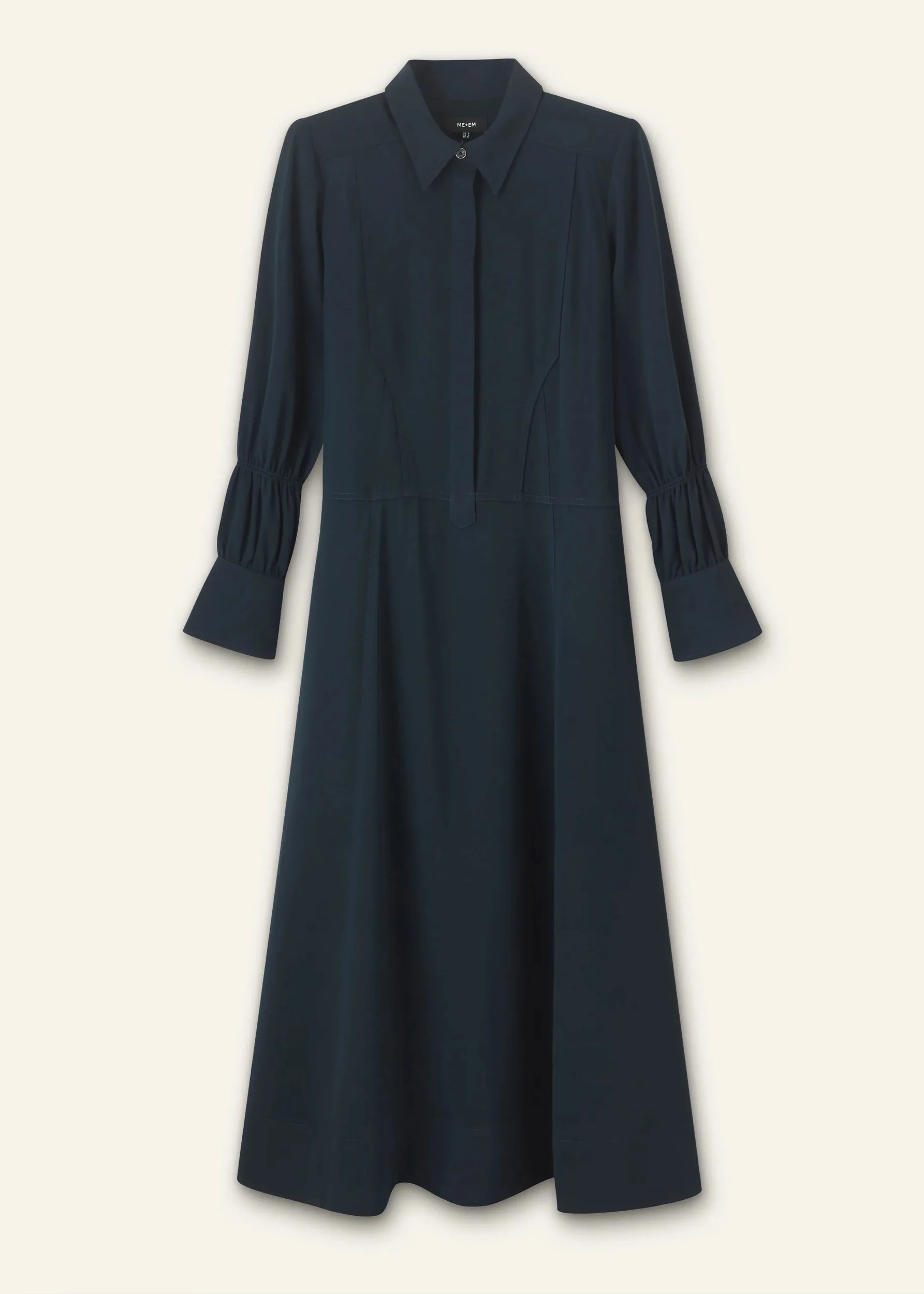 ME and EM Panelling Detail Maxi Shirt Dress