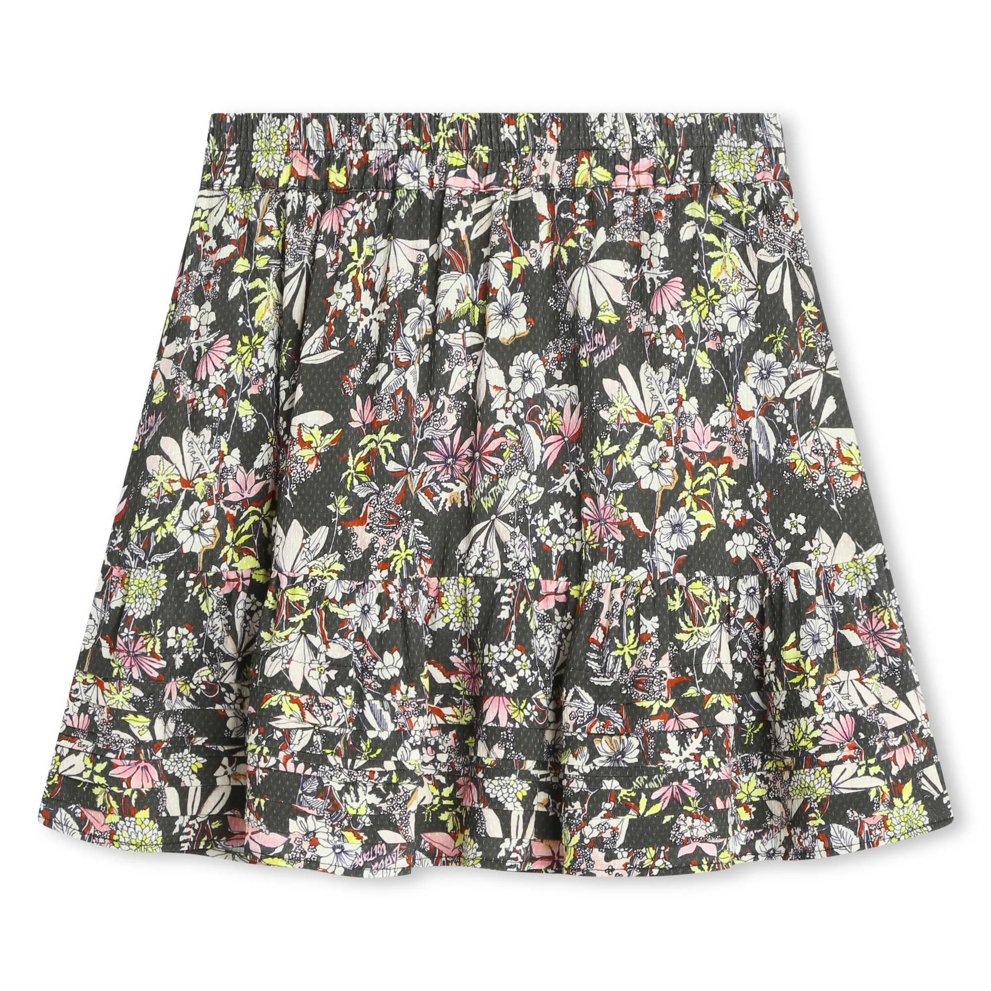 Zadig et Voltaire Kids Floral Patterned Skirt