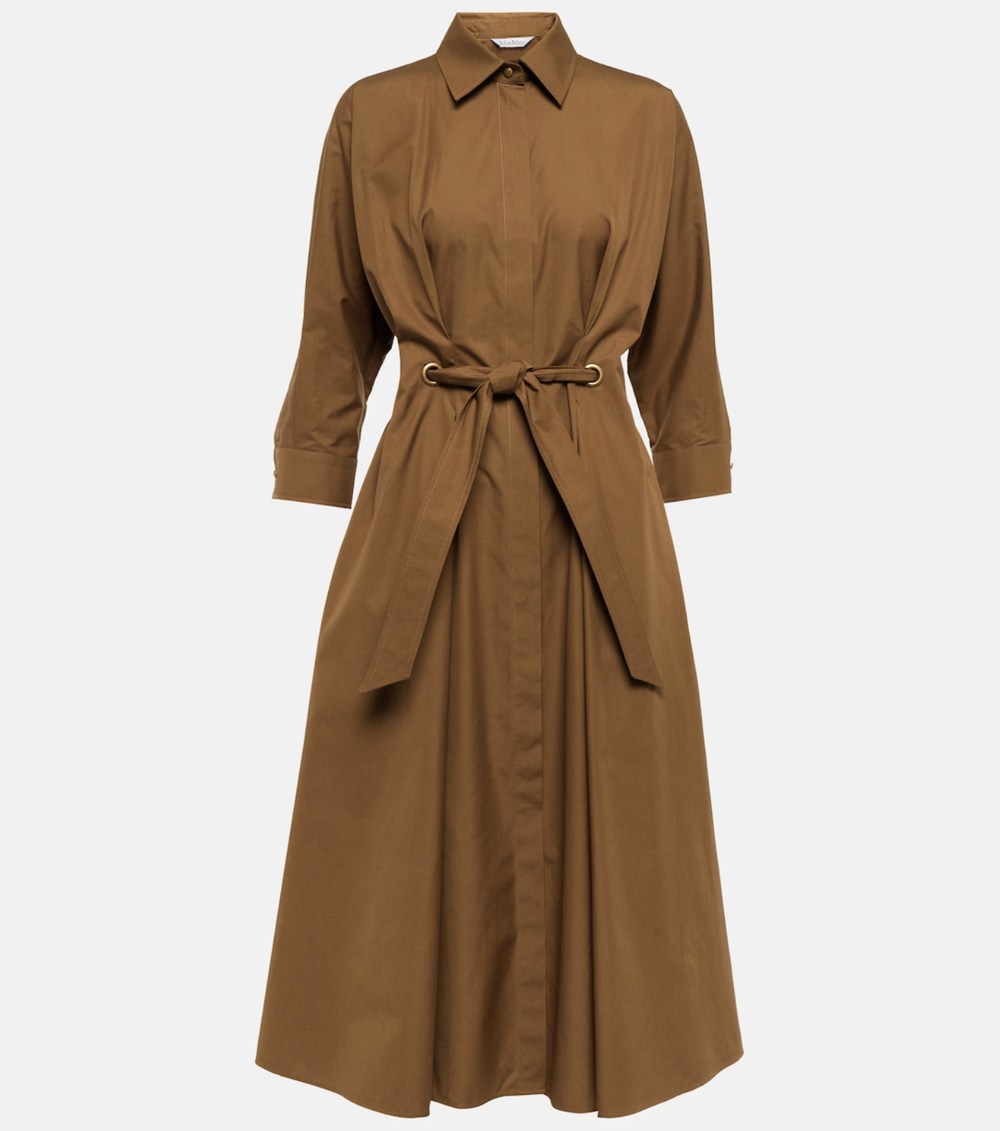Max Mara Flavio Cotton Poplin Shirt Dress  UFO No More