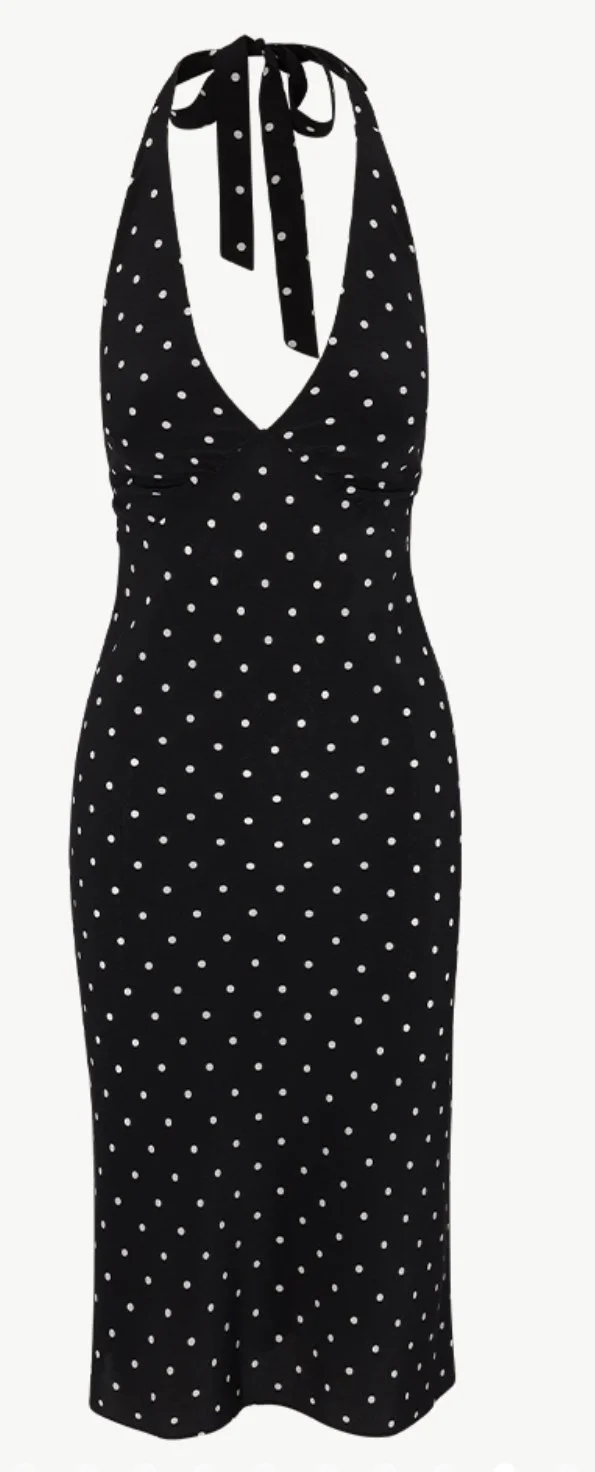 Realisation Par Sadie Dress in Petite Spot Noir