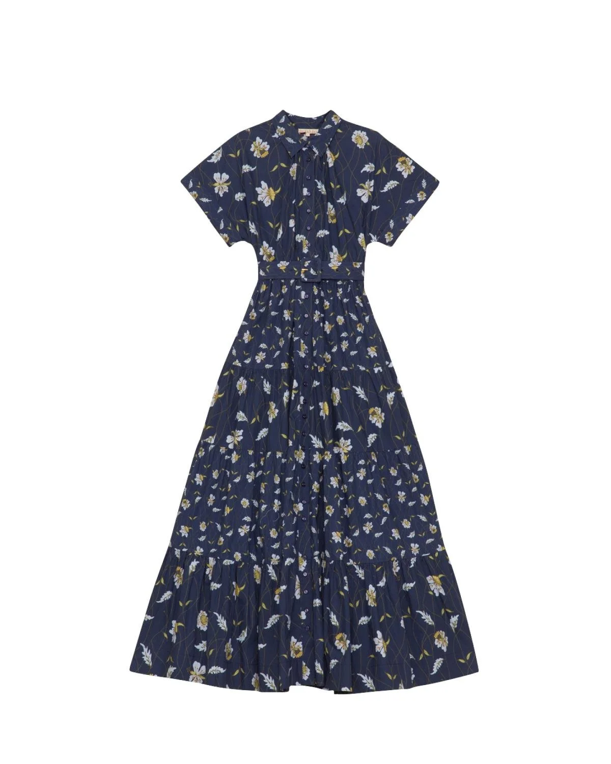 ByTiMo Poplin Midi Shirt Dress in Night Combo