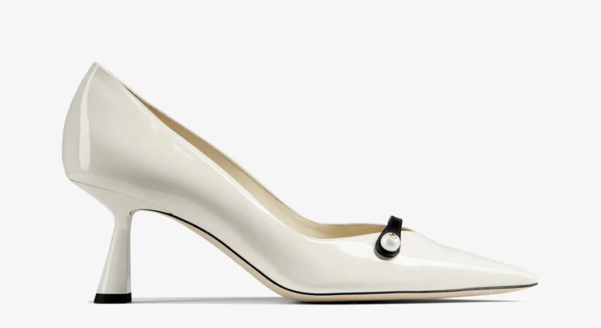 Jimmy Choo Rosalia 65 Pumps in Latte/Black
