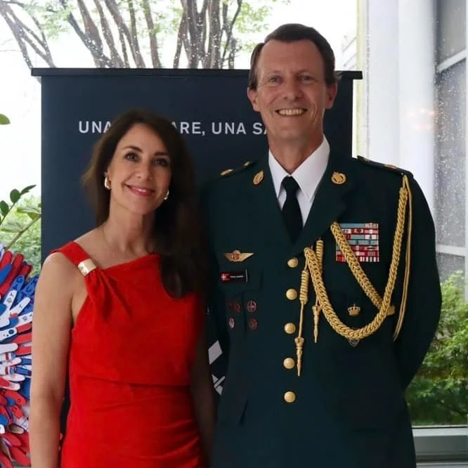 Prince Joachim and Princess Marie attend reception to mark 175th anniversary of the Danish Constitution