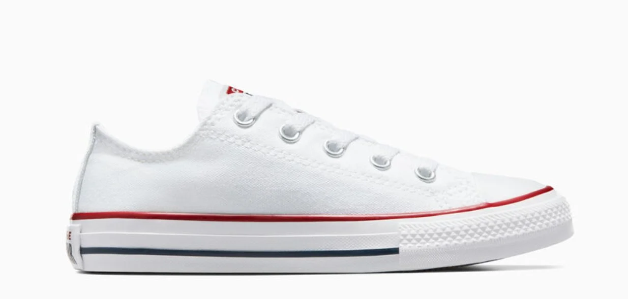 Converse Kids Chuck Taylor All Star Low Top Shoes in Optical White