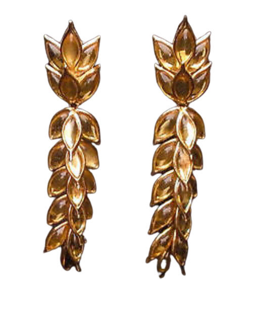 Yves Saint Laurent Vintage Roman Wheat Earrings