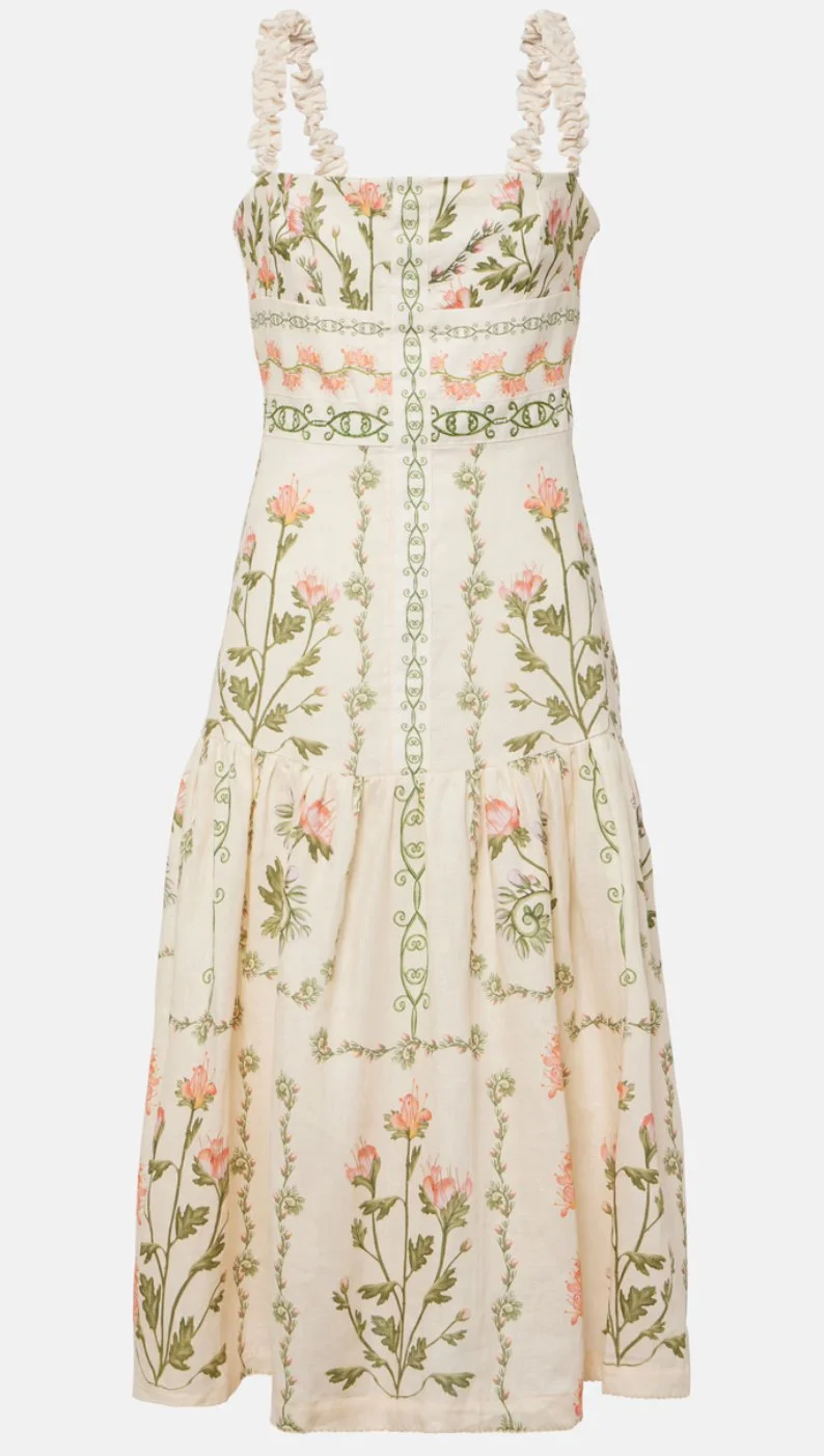 Agua by Agua Bendita Nispero Midi Dress