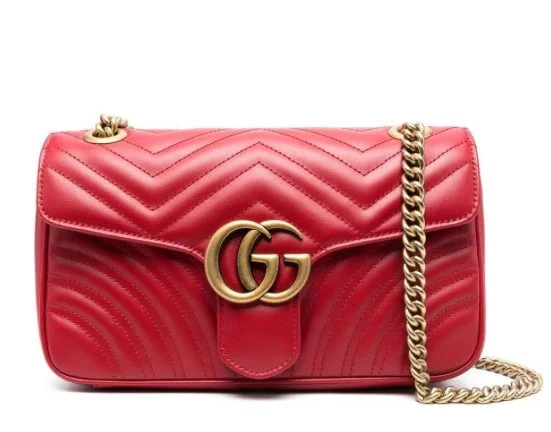 Gucci GG Marmont Matelassé Bag in Red