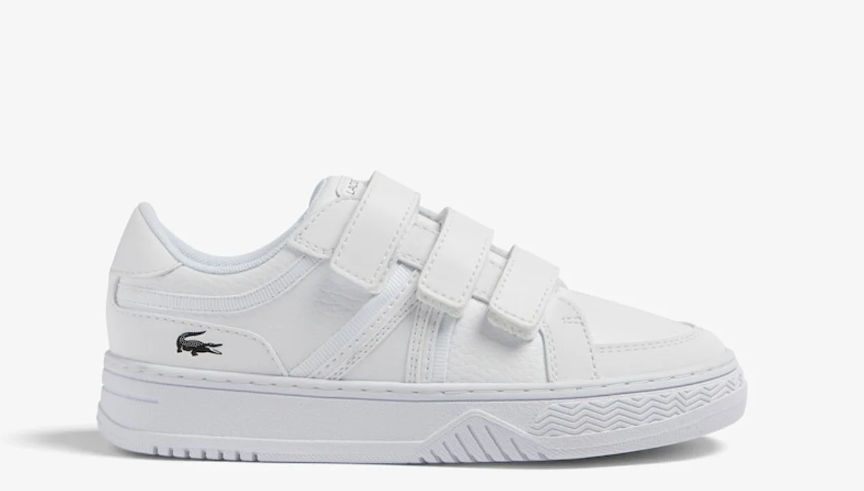 Lacoste Children L001 Sneakers in White