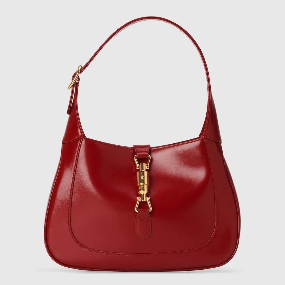 【送料込】GUCCI_Gucci Jackie 1961 Small leather shoulder bag GUCCI Jackie 1961 Small Leather Blue Shoulder Bag
