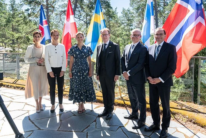 Crown Princess Victoria attends Nordic Foreign Ministers Meeting