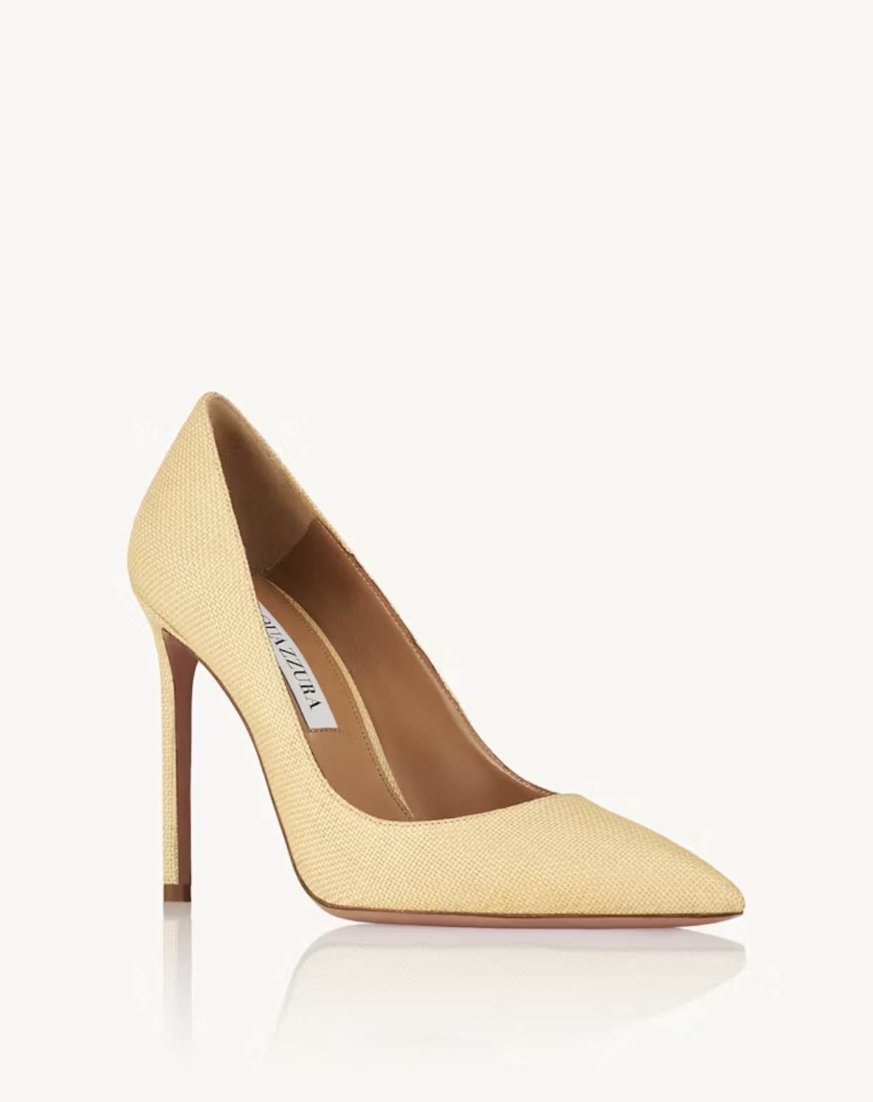 Aquazzura Purist 105 Pumps in Beige