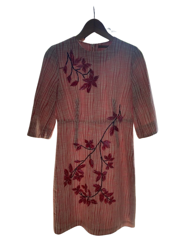 Natan Embroidered Sheath Dress