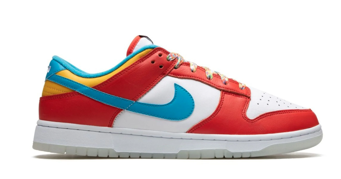 Nike x LeBron James Dunk Low Fruity Pebbles Sneakers