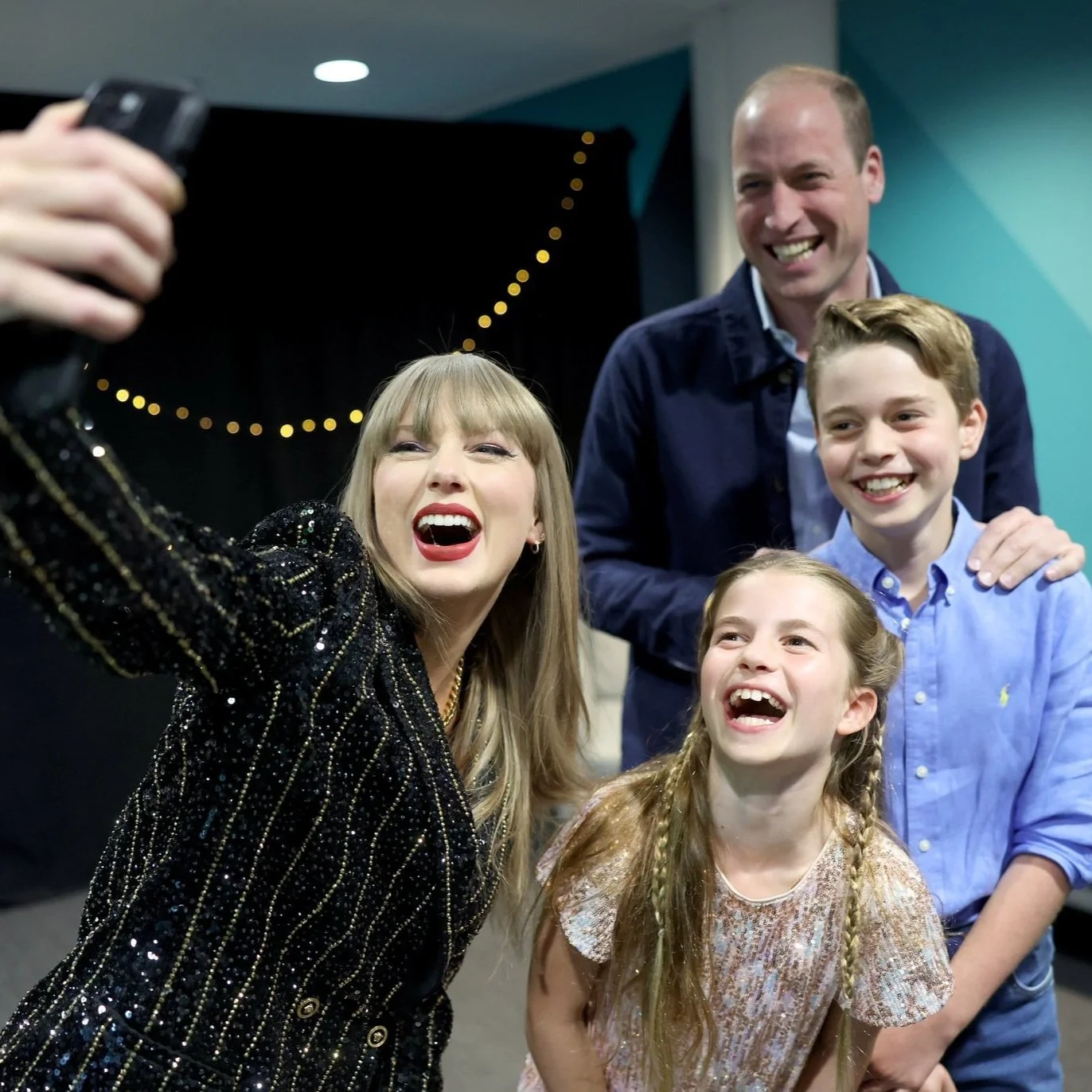 Members of the British Royal Family attend Taylor Swift concert 