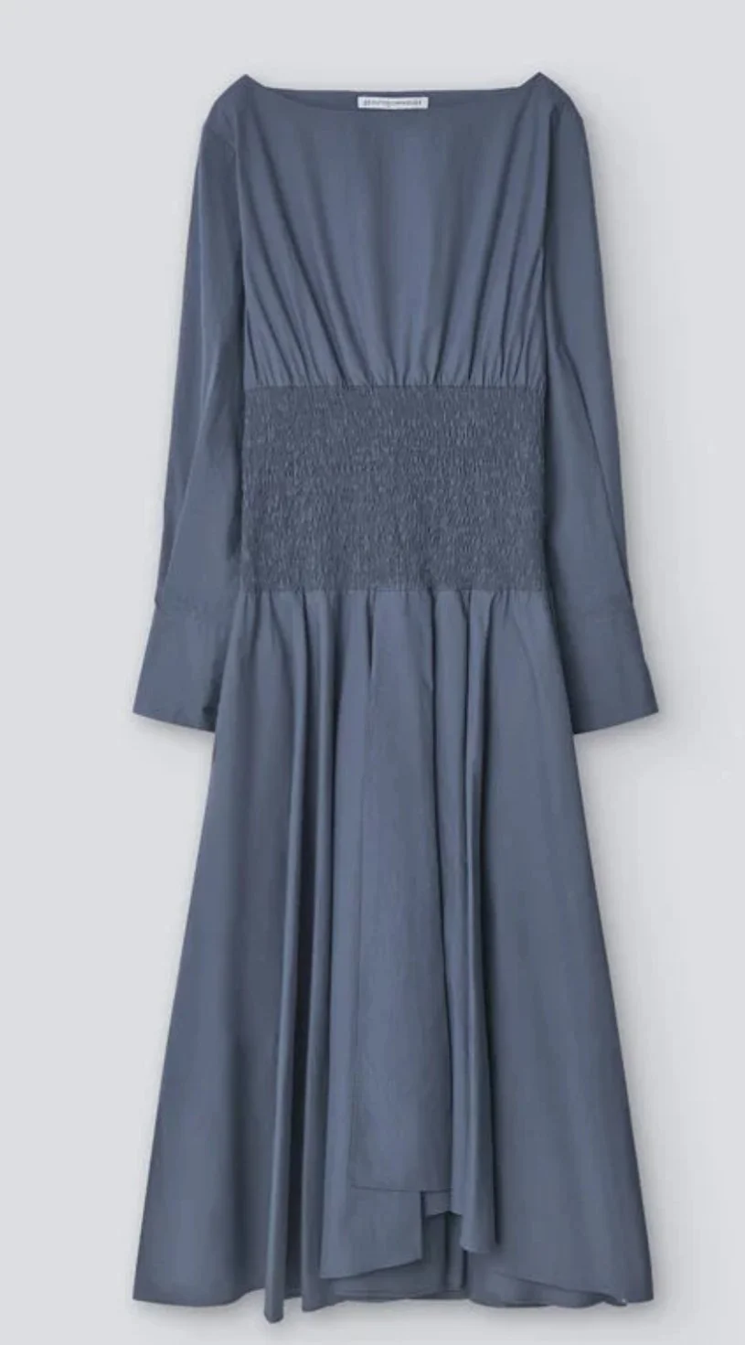 Adolfo Dominguez Elastic Waistband Midi Dress