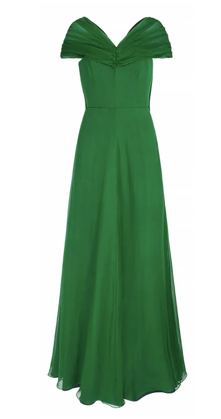 Suzannah Crystalline Couture Silk Gown 