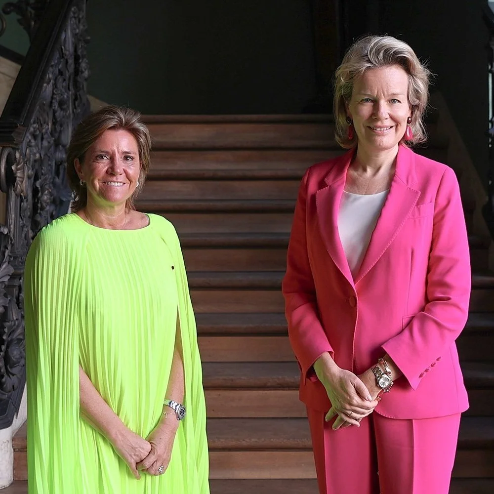 Queen Mathilde meets outgoing delegate administrator of Child Focus