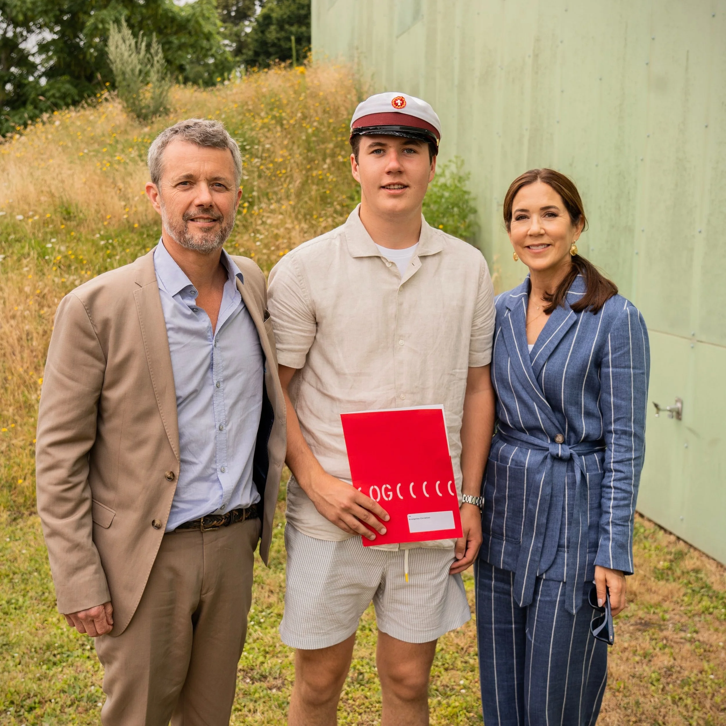 Crown Prince Christian graduates from high school