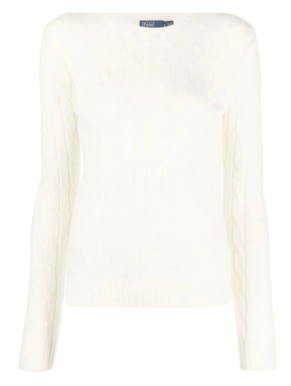 Polo Ralph Lauren Cable-Knit Cashmere Sweater in Cream