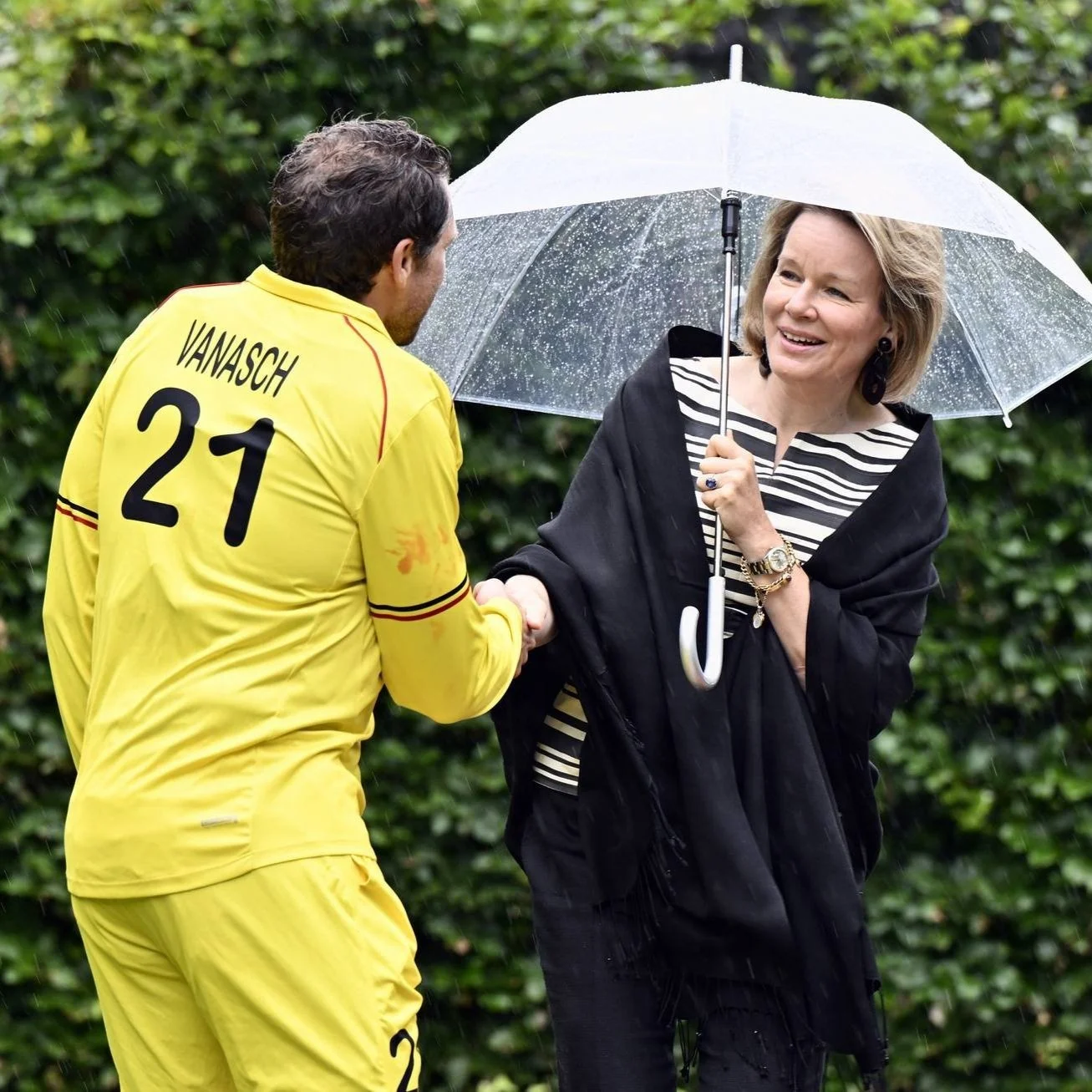 Queen Mathilde visits Camp Tournesol