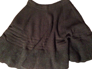 Hugo Boss Ribbed Knit Skirt