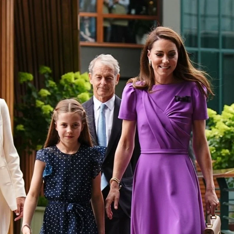 The Princess of Wales and Princess Charlotte attend Wimbledon Men's Singles Final