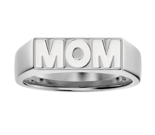 Edblad Mom Ring in Vanilla Steel