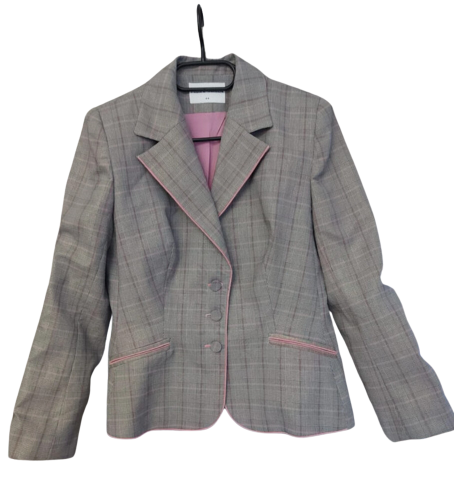 Felipe Varela White Pinstripe Jacket