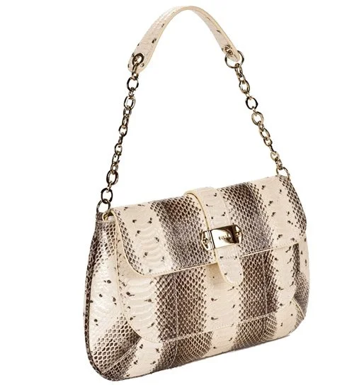 Furla Snakeskin Print Bag