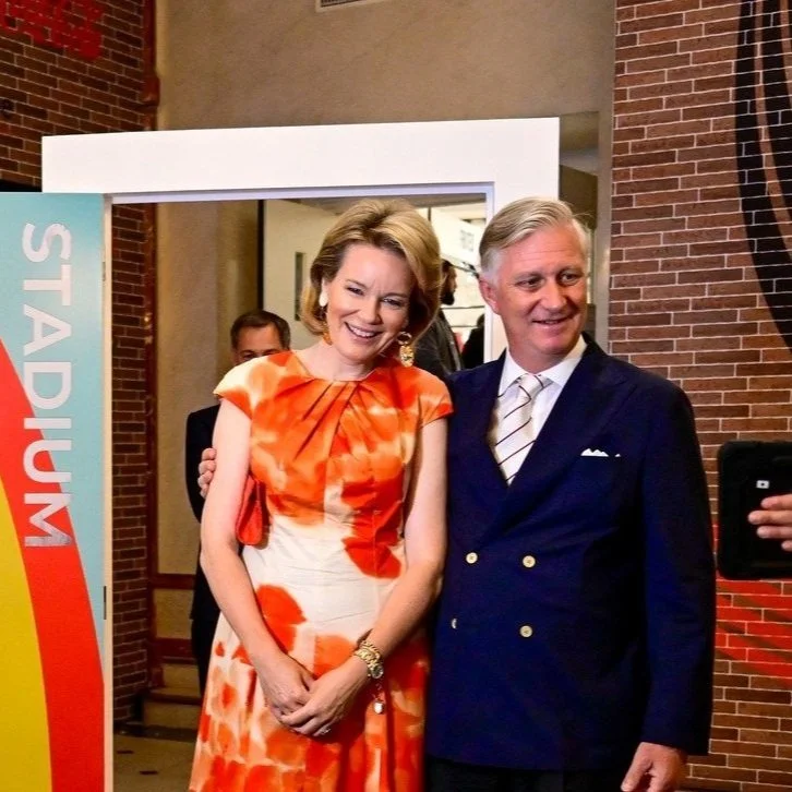 King Philippe and Queen Mathilde open Lotto Belgium House
