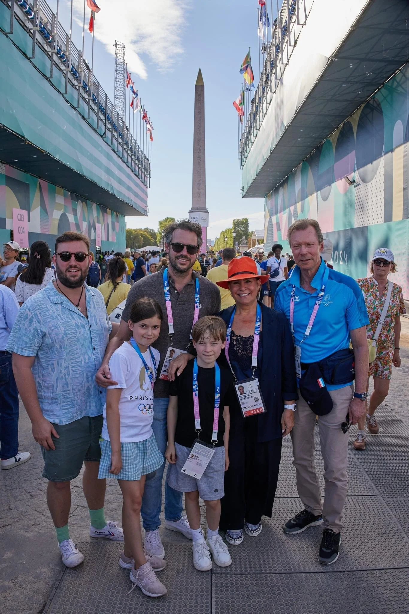 Luxembourg Grand Ducal Family at Paris 2024 Olympic Games - Days 1-3