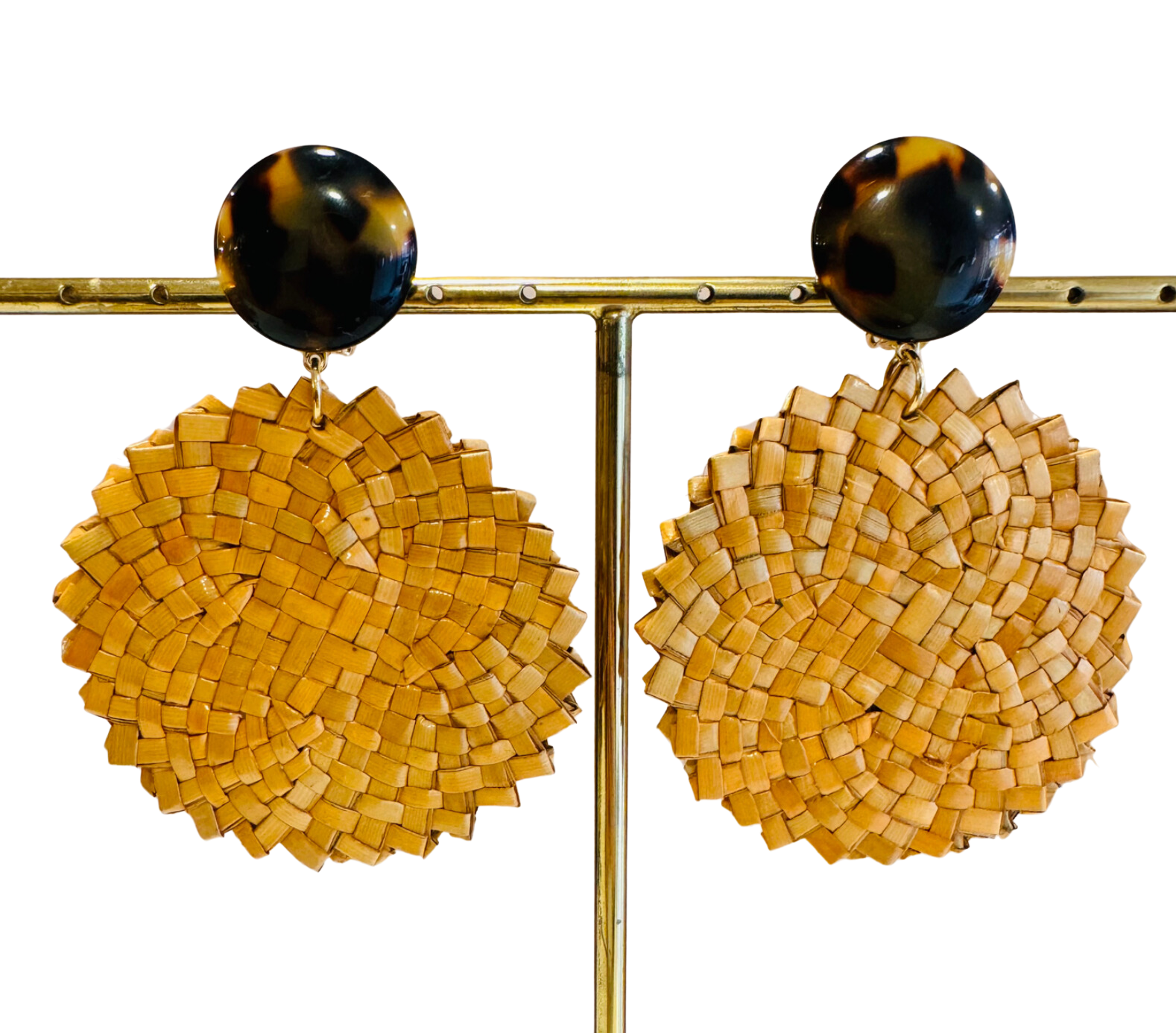 Francine Bramli Plage L Earrings in Beige
