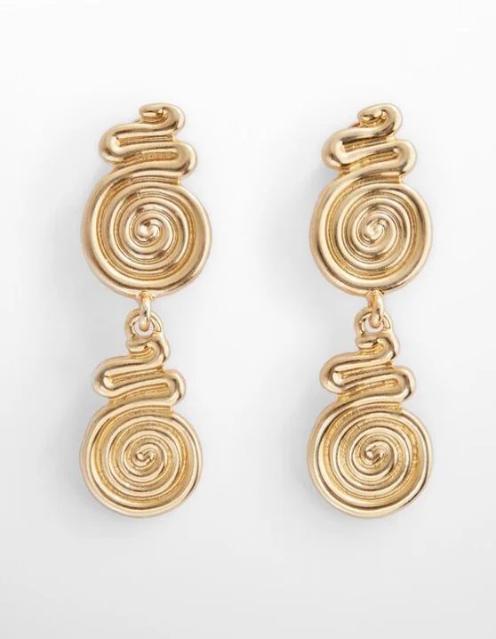 Mango Rita Spiral Earrings