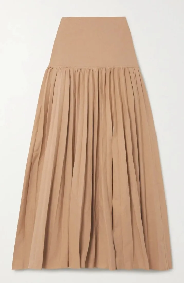 Joseph Sven Pleated Maxi Skirt
