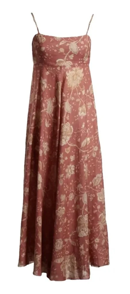 Zimmermann Veneto Floral-Print Midi Dress