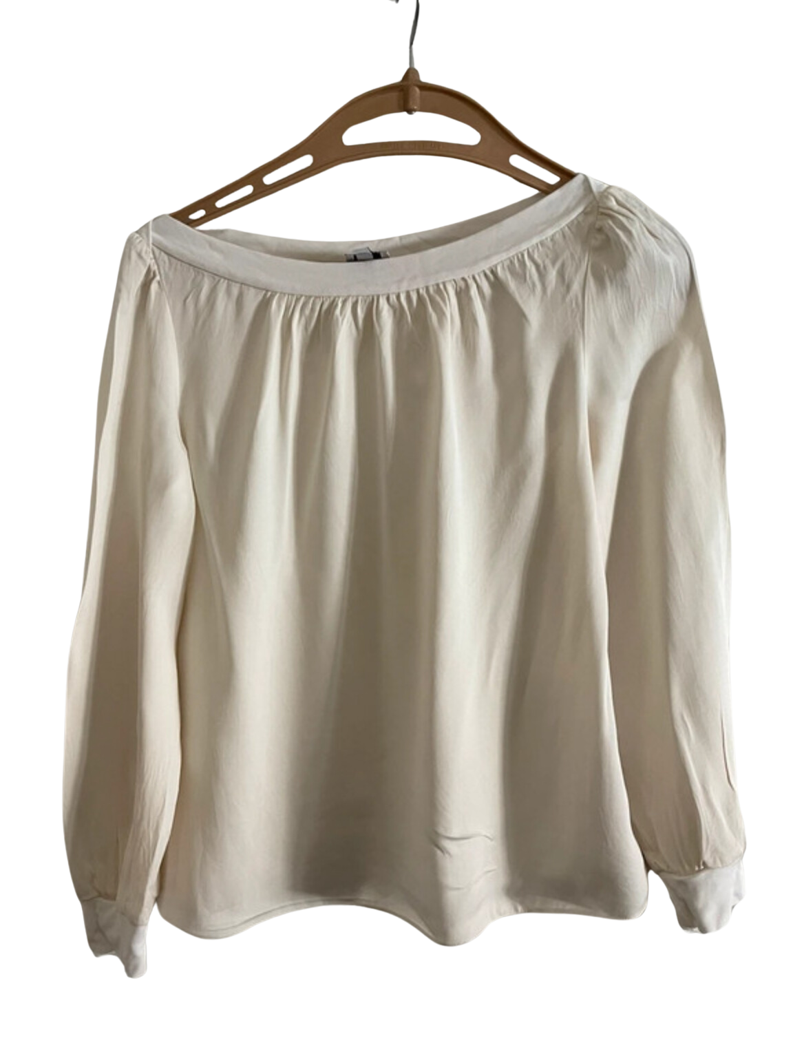 Armani Collezioni Silk Blouse in Light Blue