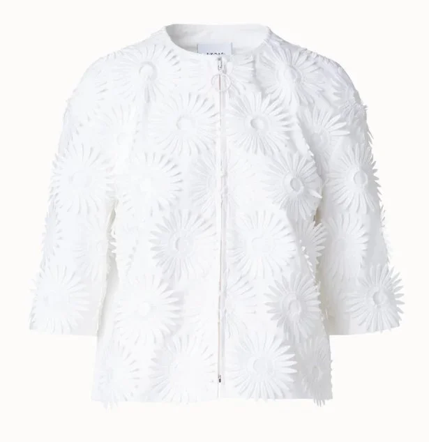 Akris Punto Hello Sunshine Embroidery Jacket