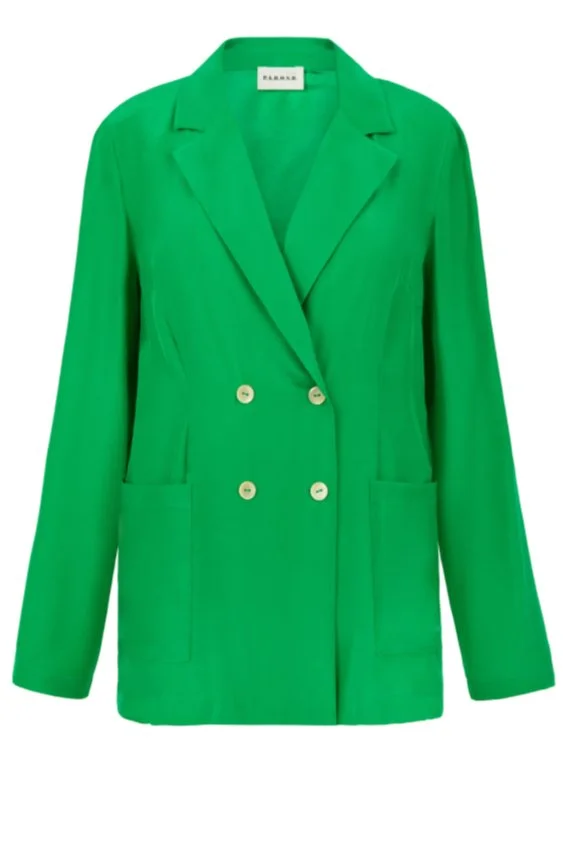 P.A.R.O.S.H Sofia Blazer in Green