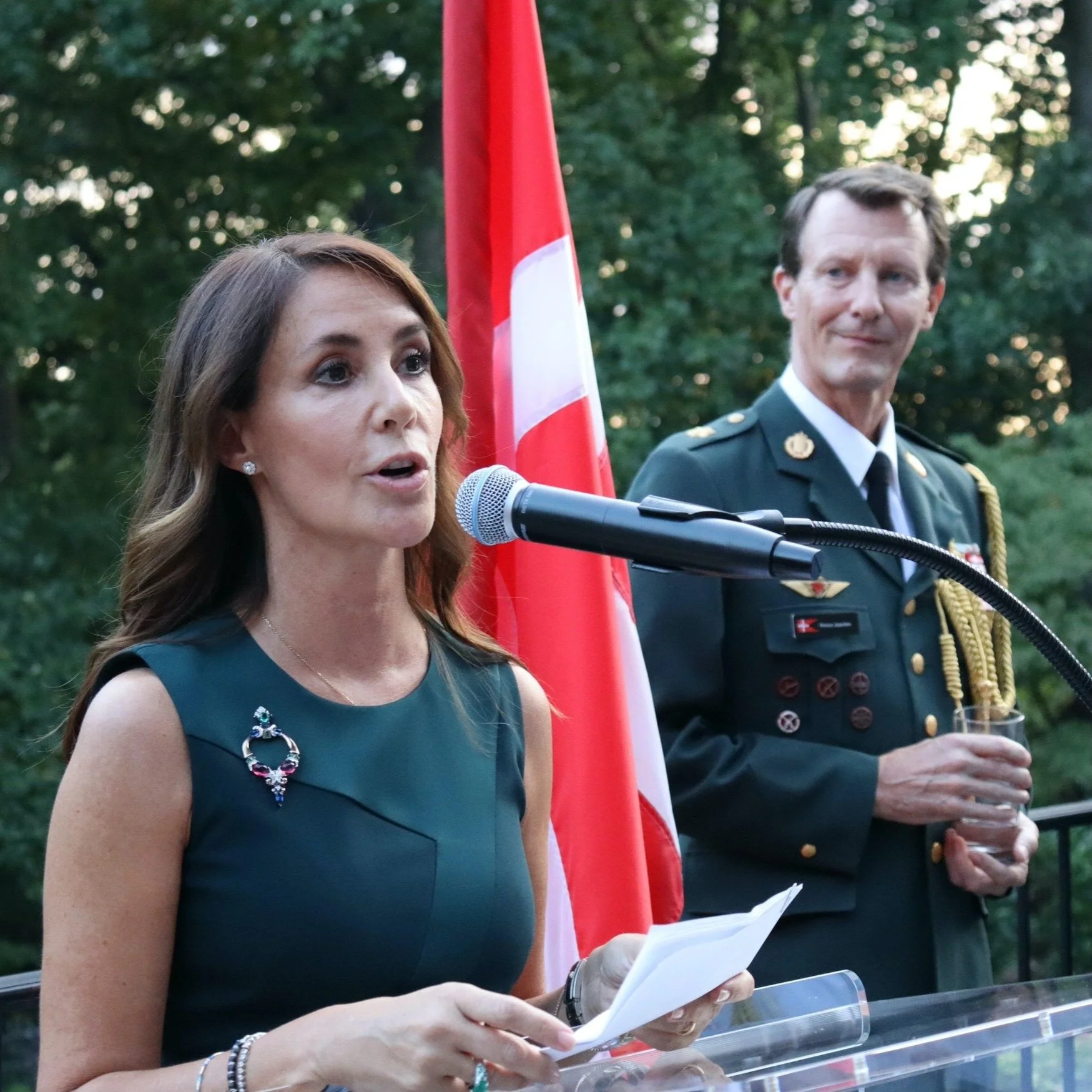 Prince Joachim and Princess Marie attend Flag Day Reception