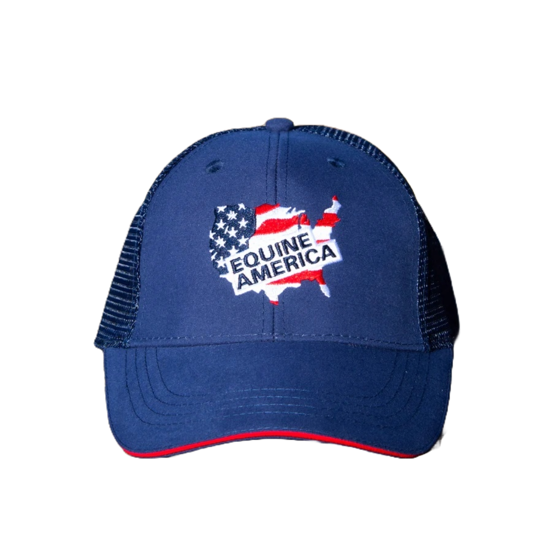 Equine America Baseball Cap in Navy