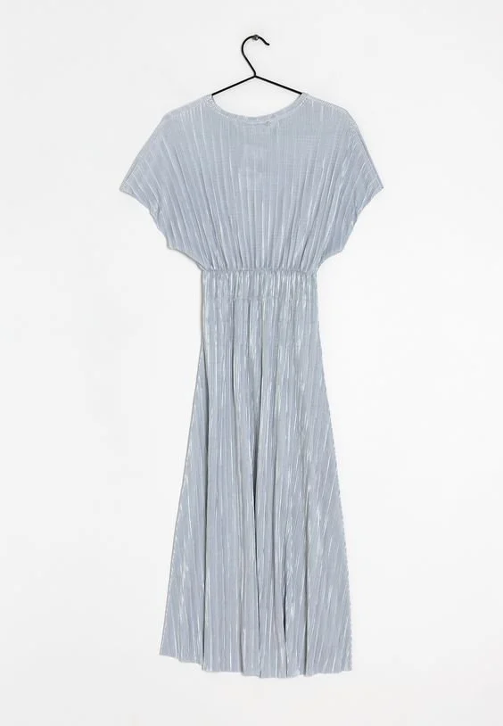 Zara Pleated Midi Dress