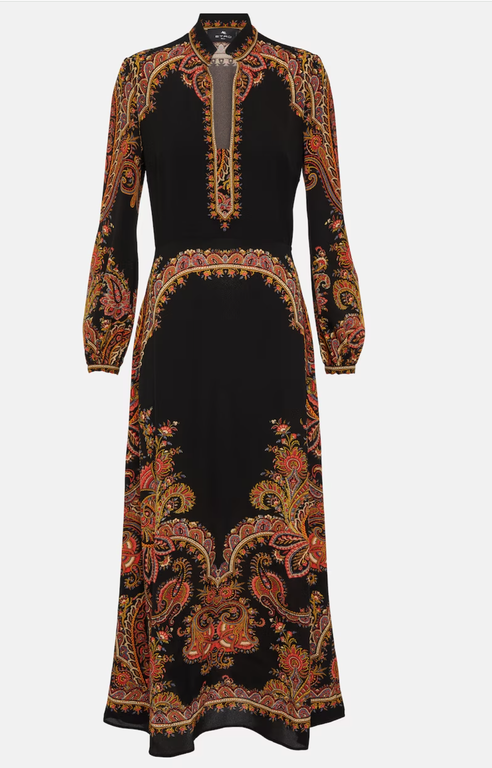 ETRO MIDI DRESS エトロ ミディ ドレス Etro Paisley Midi Dress — UFO No More