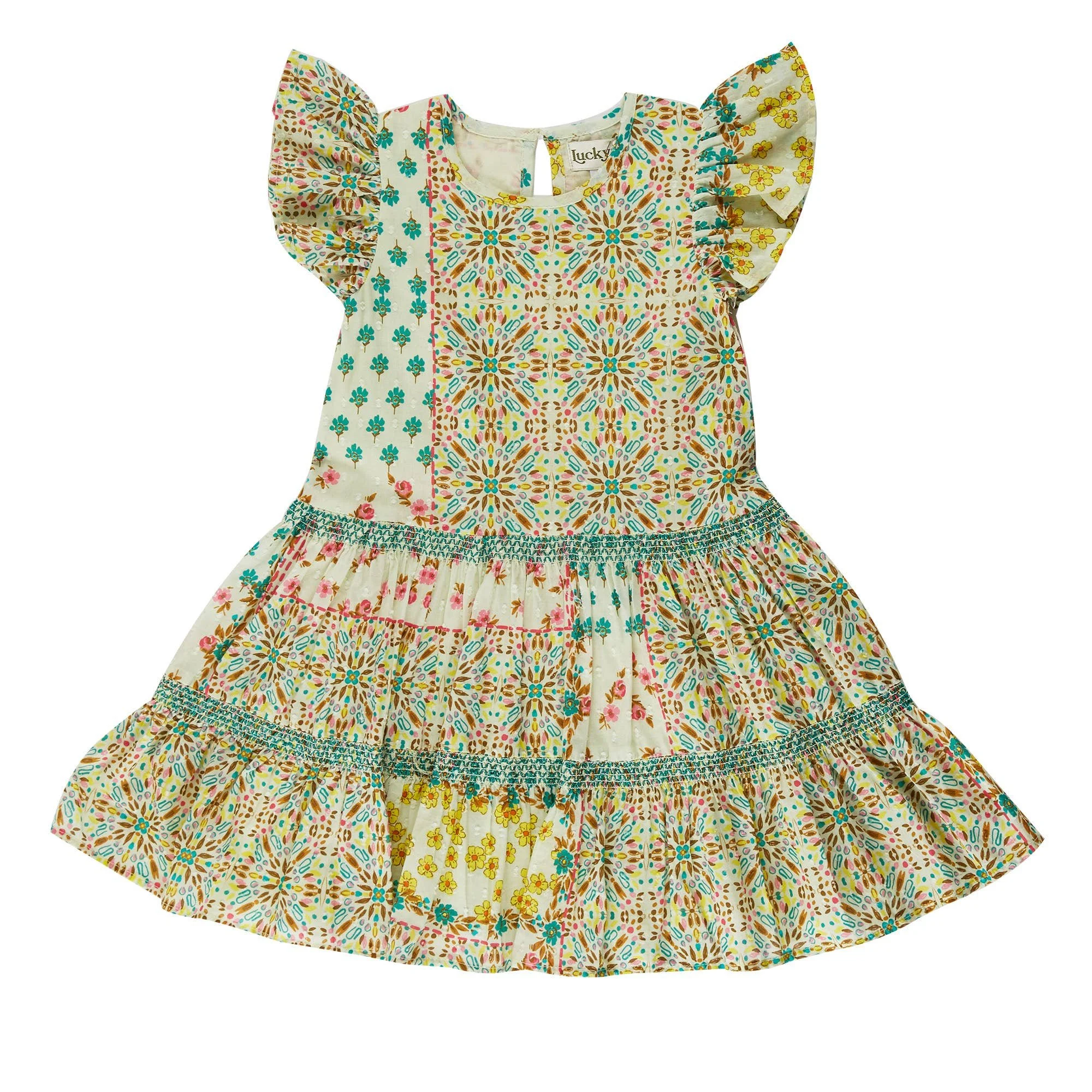 Lucky Jade Blooms Twirl Dress