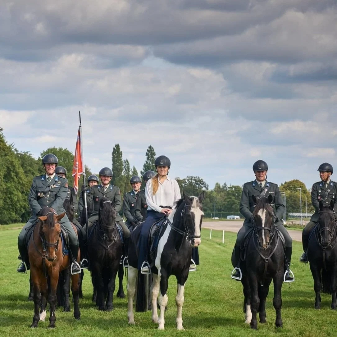 Princess Catharina-Amalia visits Cavalry Honorary Escort ahead of Prinsjesdag