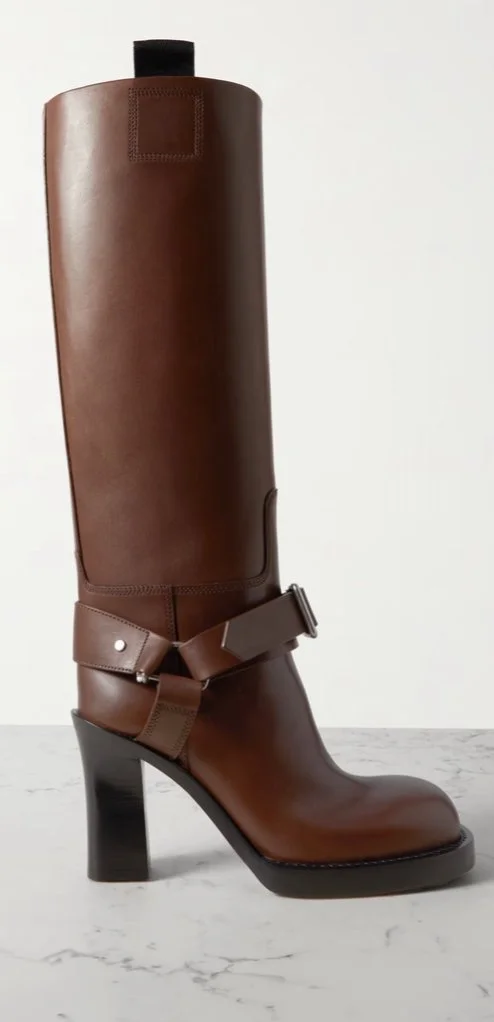 Burberry Le Stirrup Leather Boots