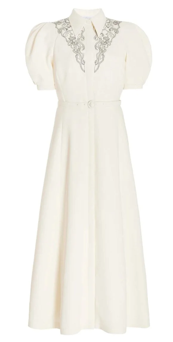 Gabriela Hearst Billy Dress in Ivory