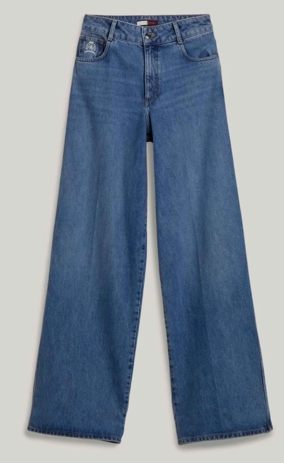 Tommy Hilfiger Crest Ethan High Rise Wide Leg Jeans
