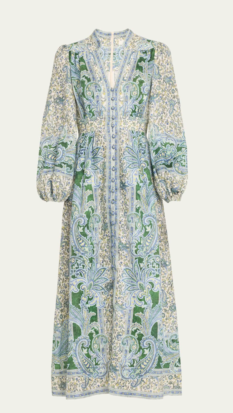 Zimmermann Halcyon Tiered Midi Dress  UFO No More