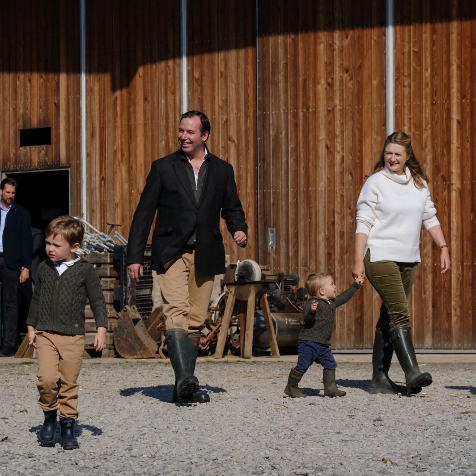 Hereditary Grand Ducal Family visits Kass-Haff Farm