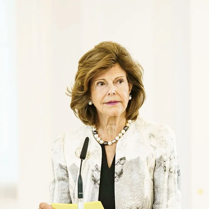 Queen Silvia visits Berlin with the World Childhood Foundation